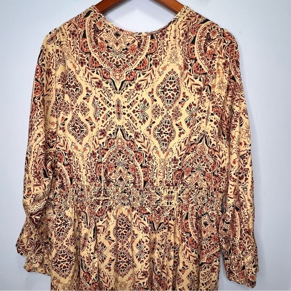 Torrid Midi Challis Smocked Waist Surplice Dress Size 2X - Picture 9 of 14